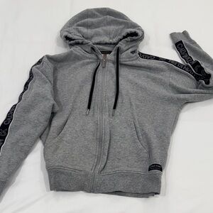 Calvin Klein Heather Gray Zip-Up Hoodie